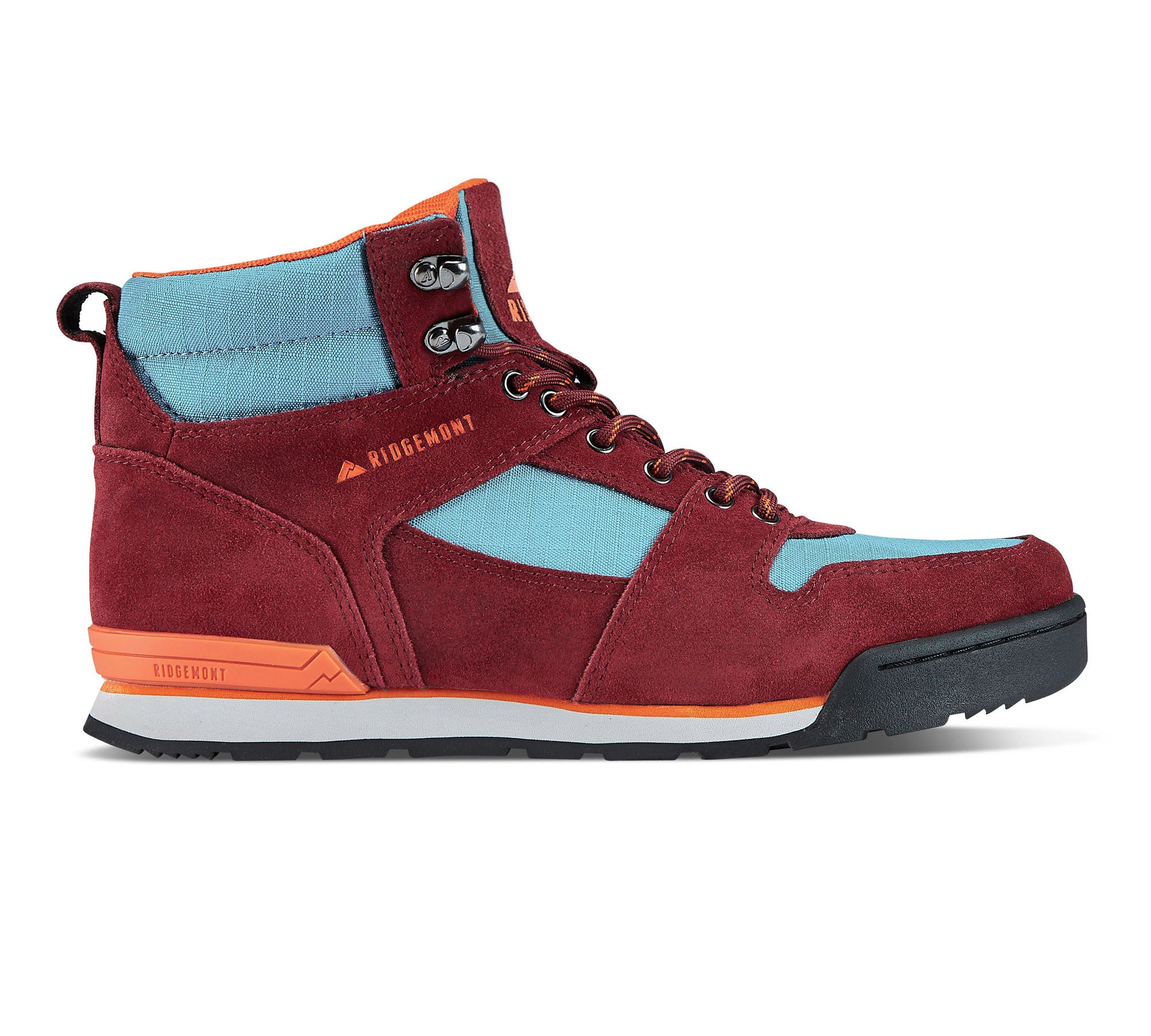 Burgundy hiking boots hotsell