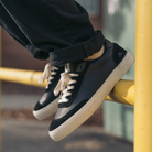 Ridgemont Flint skate shoe in Black Olive Leather Shoe
