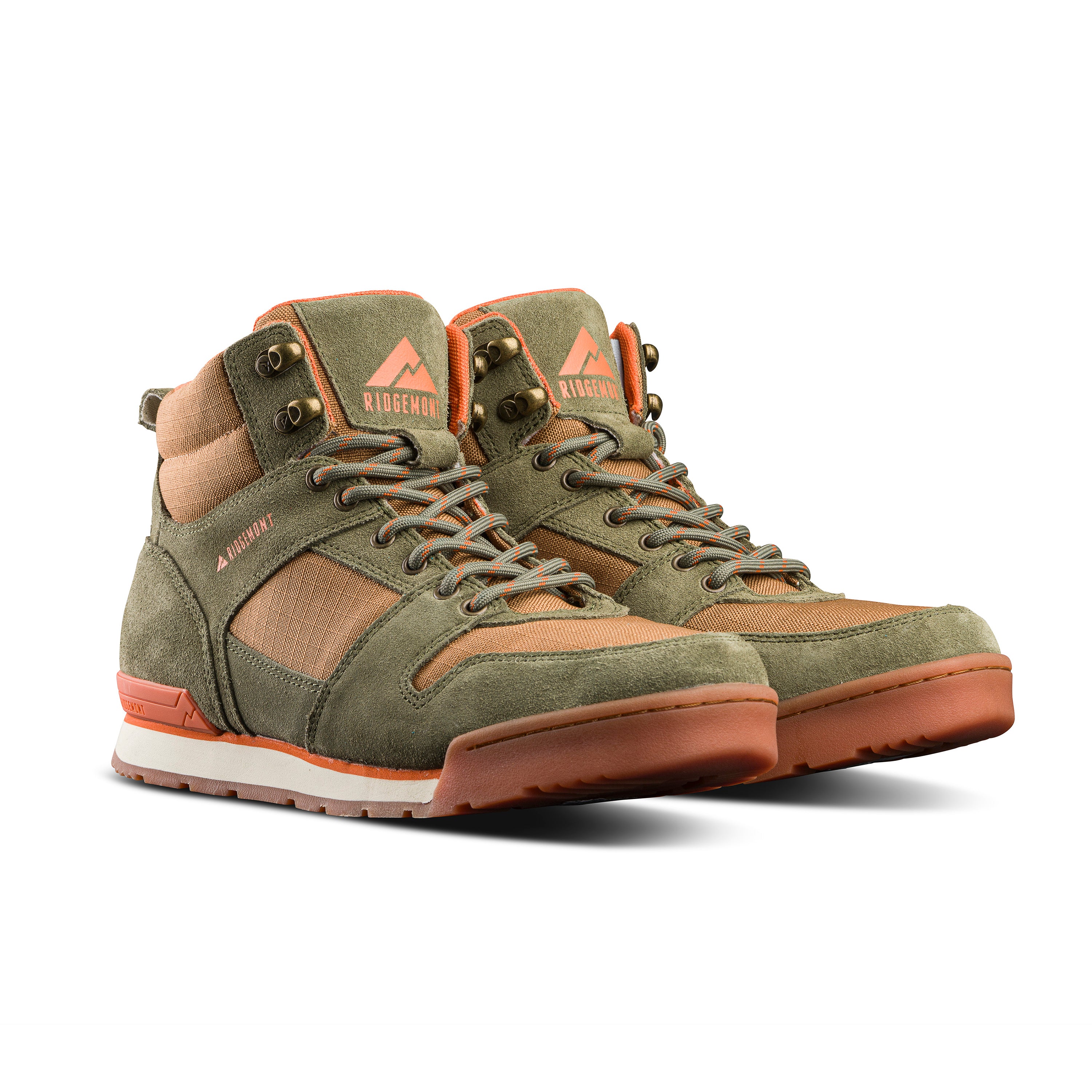 Men's Monty Hi - Army/Rust – Ridgemont LLC
