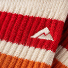 Close-up of Ridgemont Embroidery Logo on the Trailblazer Sock