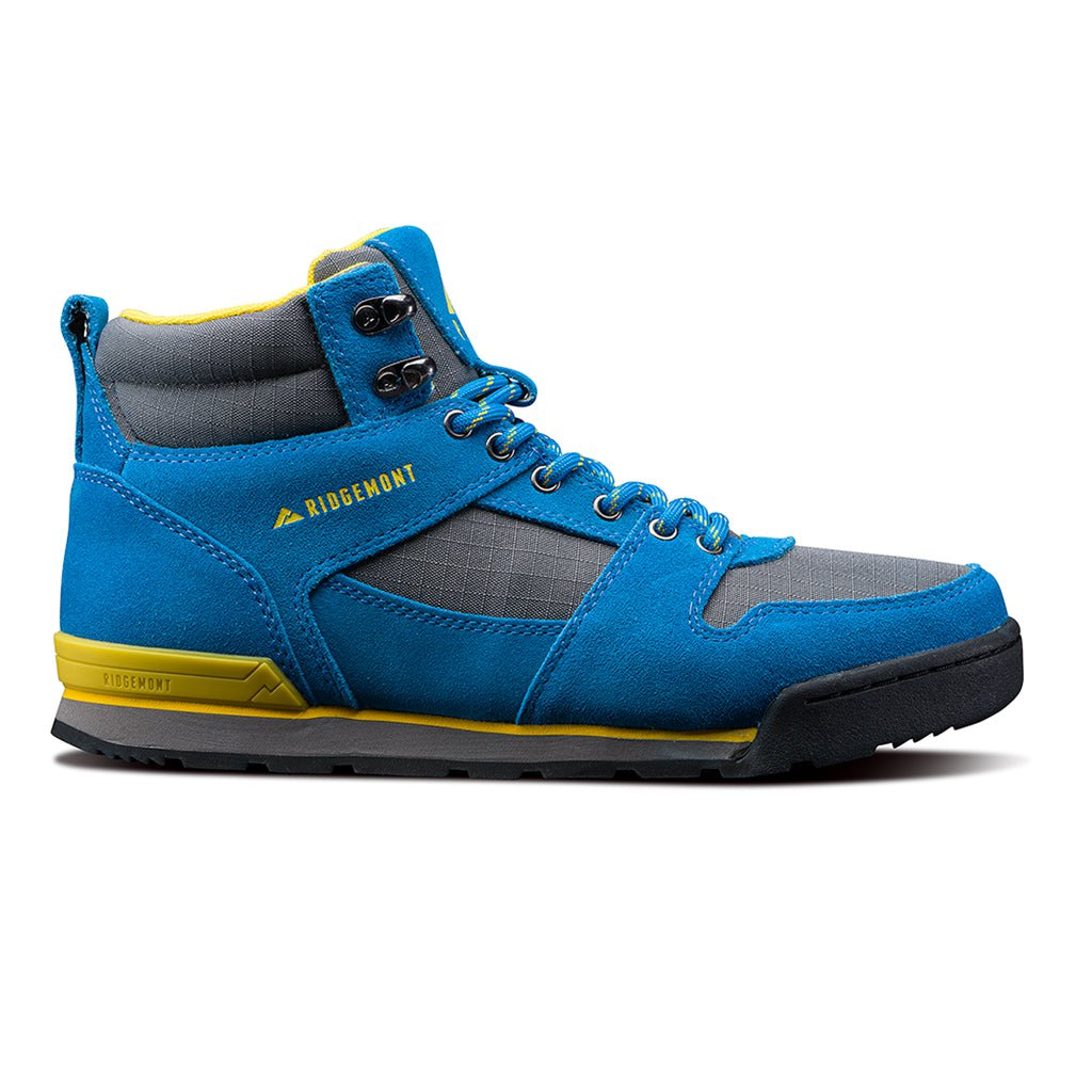 Ridgemont Footwear Blue/Gray / Men's 9 Monty Hi - Blue/Gray/Yellow
