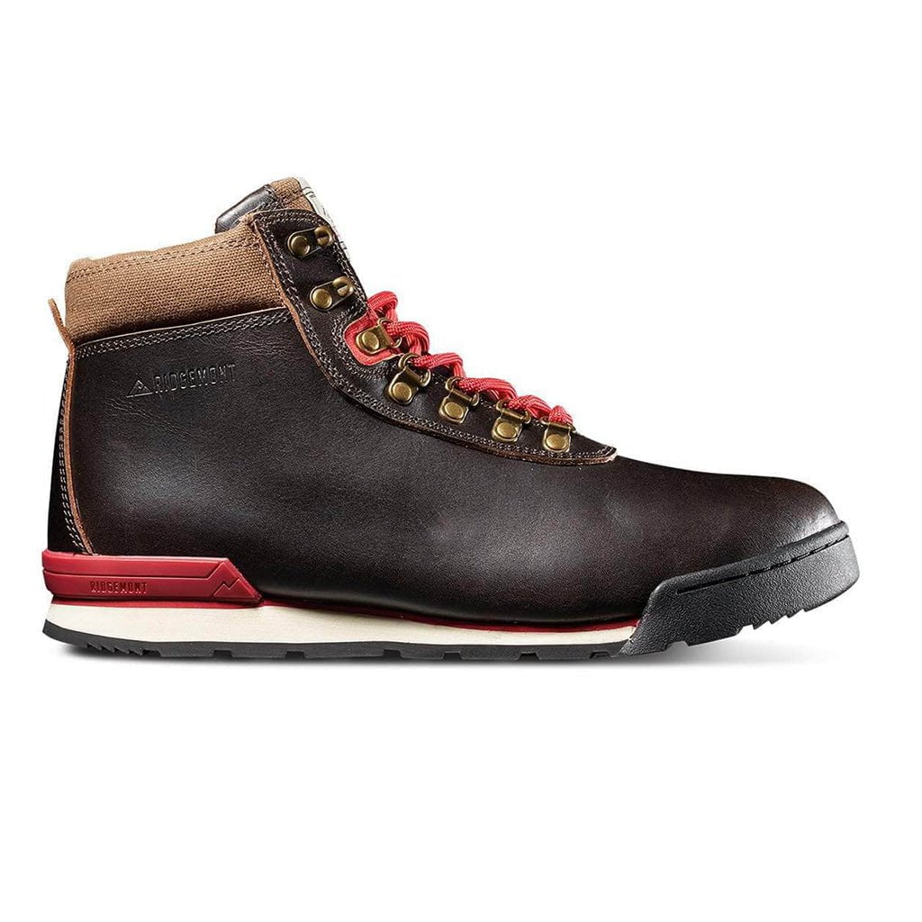 Red walking boots cheap