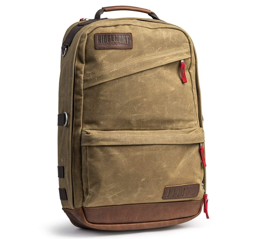 Ranger Backpack - Brown/Red - Ridgemont
